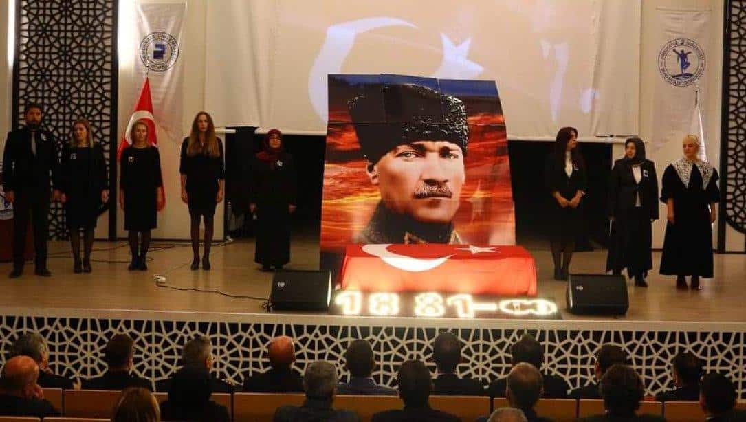 Ulu Önder Atatürk'ü Vefatının 85.Yılında Saygıyla Andık