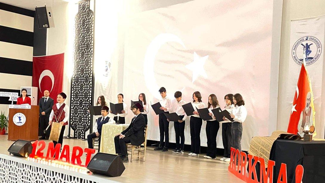İstiklal Marşı'nın 103. Kabul Yıl Dönümünü Kutladık